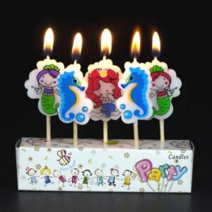 Cake Candles Birthday Craft Candles Cupcake Candles Mermaid