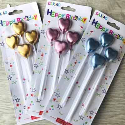 Hearts Candles Birthday Cake Candles Hearts Candles Birthday Cake Candles