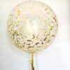 gold confetti balloons