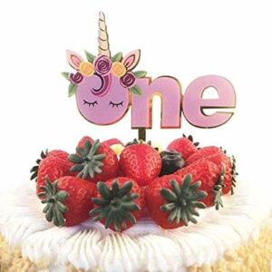 Unicorn 1st birthday cake topper 10 inch, Auckland NZ