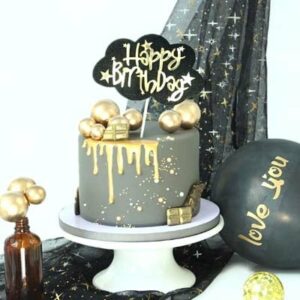 Happy birthday cake topper