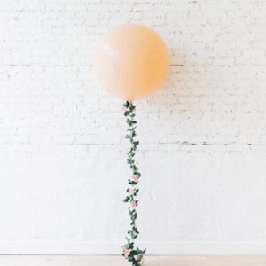 Jumbo round balloon Blush