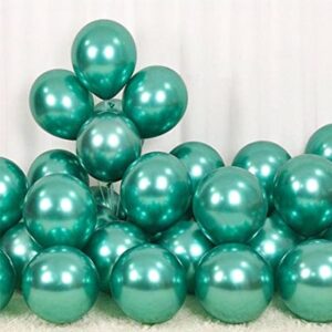 Chrome green latex balloon package 10 pieces 11 inch helium quality, Auckland NZ