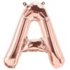 Giant Rose Gold Letter Balloons Giant Rose Gold Letter Balloons