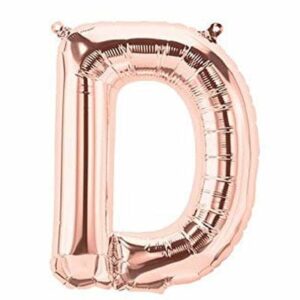 Giant Rose Gold Letter Balloons