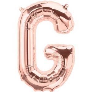 Giant Rose Gold Letter Balloons