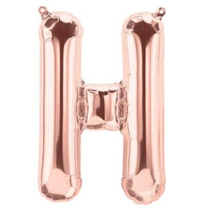Giant Rose Gold Letter Balloons