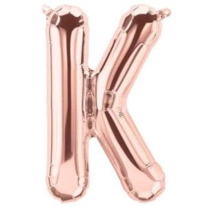 Giant Rose Gold Letter Balloons