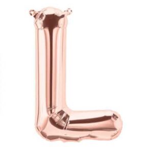 Giant Rose Gold Letter Balloons