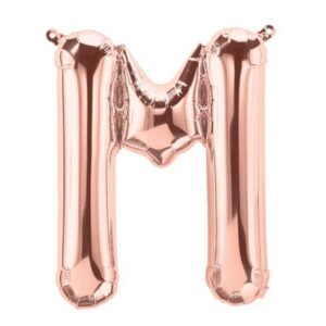 Giant Rose Gold Letter Balloons