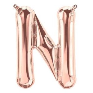 Giant Rose Gold Letter Balloons