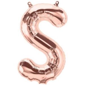 Giant Rose Gold Letter Balloons