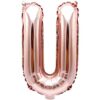 Giant Rose Gold Letter Balloons