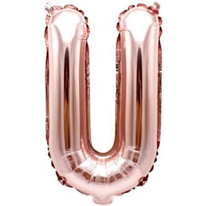 Giant Rose Gold Letter Balloons