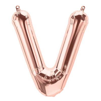 Giant Rose Gold Letter Balloons Giant Rose Gold Letter Balloons