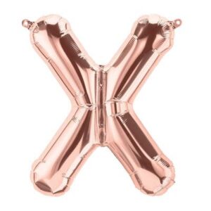Giant Rose Gold Letter Balloons
