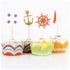 Sailing party cupcake toppers 24 pieces, Auckland NZ
