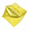 Gold cube 4D foil balloon 24 inch helium quality, party decoration Auckland NZ