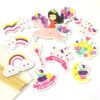 Princess cupcake toppers 10 pieces cardboard, girls birthday party Auckland NZ