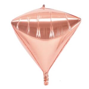 rose gold diamond shaped Balloon