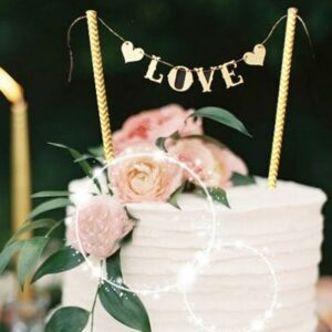 Cake decoration Love