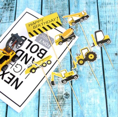 DUMP TRUCK DIGGER Kid's birthday cake decoration topper DUMP TRUCK DIGGER Kid's birthday cake decoration topper