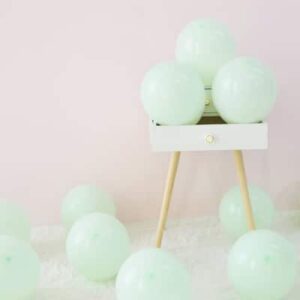 Pastel Green balloons