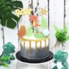 Dinosaur ROAR birthday cake topper set 7 pieces, Auckland NZ