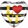 Love Stripes Foil Wedding Balloon Love Stripes Foil Wedding Balloon