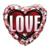 Love Triangle heart Foil Balloon Love Triangle heart Foil Balloon