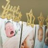 12 months stars photo banner 12 frames 6 inch 15.2x10.2cm, Auckland NZ