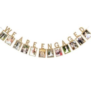 We are engaged photo banner