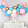 Balloon Garland Chrome gold blue pink DIY balloon garland kit, party decoration Auckland NZ