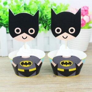 Batman cupcake wrappers