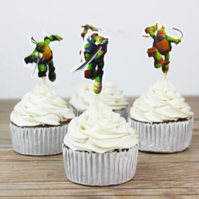 ninja turtle cupcake toppers