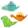 Dinosaur Cupcake wrappers Dinosaur cupcake wrappers 12 pieces, birthday party decoration Auckland NZ