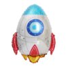 Outer space rocket foil balloon 55x65cm helium quality, Auckland NZ