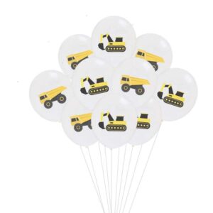 Construction party balloons