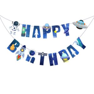 Space Birthday Party Banner