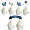 Outer Space Party Cake Topper