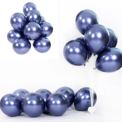 chrome navy blue balloon chrome navy blue balloon