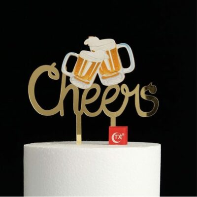 Cheers Cake topper
