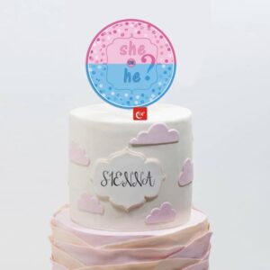 Gender Reveal Cake Topper