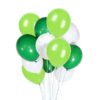 Dinosaur balloon package green white 30 pieces 12 inch helium quality, Auckland NZ