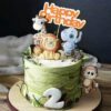 Birthday cake topper Animal Zoo