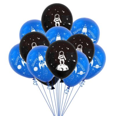 space rocket balloons