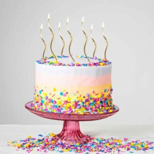 curving candles