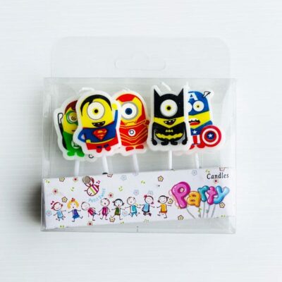 Minion heros Cake Candles