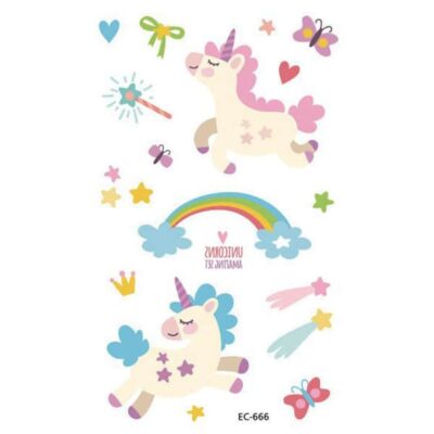 large set unicorn tattoos large set unicorn tattoos