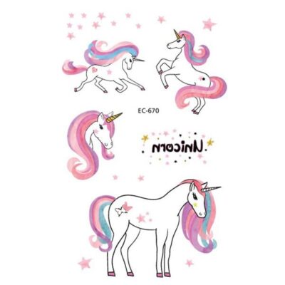 large set unicorn tattoos large set unicorn tattoos